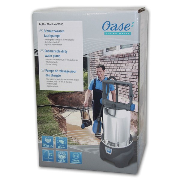 OASE ProMax MudDrain 11000 Schmutzwasser-Tauchpumpe - 4010052422671 | © by gartenteiche-fockenberg.de