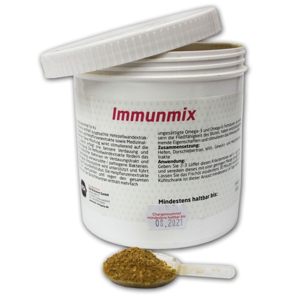 KOI COMPANY Immunmix 500ml Futterzusatz | © by gartenteiche-fockenberg.de