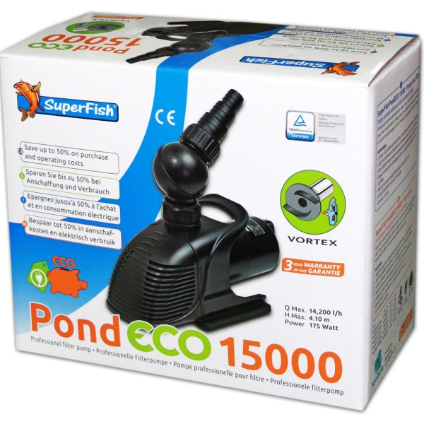 SUPERFISH Pond ECO 15000 Teichpumpe