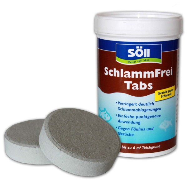 Söll SchlammFrei 6 Tabs / 600g - 4021028200834 | © by gartenteiche-fockenberg.de 