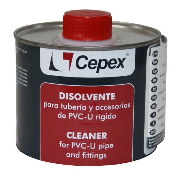 CEPEX Reiniger für PVC-U-Rohre und Fittinge 500ml - 8435099206521 | © by gartenteiche-fockenberg.de