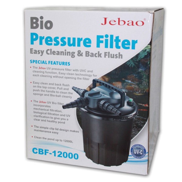 JEBAO CBF-12000 Druckfilter + 24W UV-Filter Teichfilter | © by gartenteiche-fockenberg.de