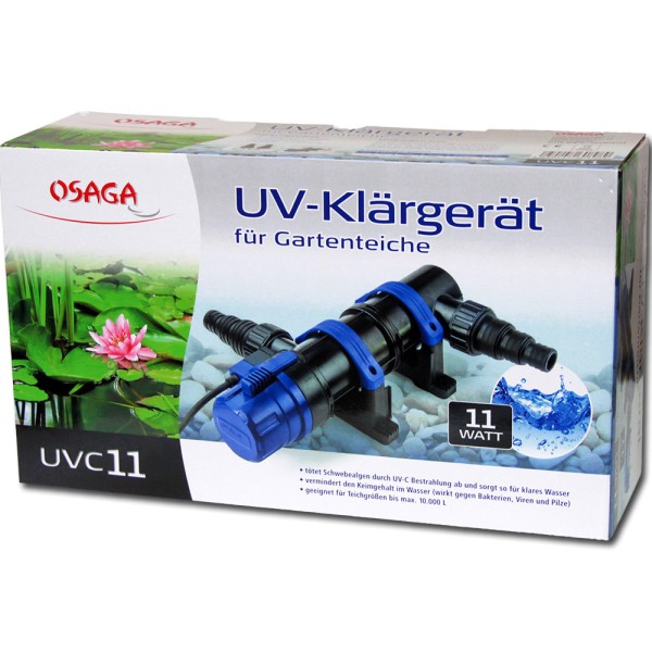 Osaga UV-Klärgerät UVC 11 Modell 2019 - 4250247608989 | © by gartenteiche-fockenberg.de