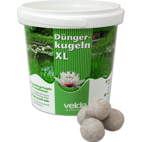 VELDA Superdüngerkugeln für Teichpflanzen 1100g - 8711921203839 | © by gartenteiche-fockenberg.de