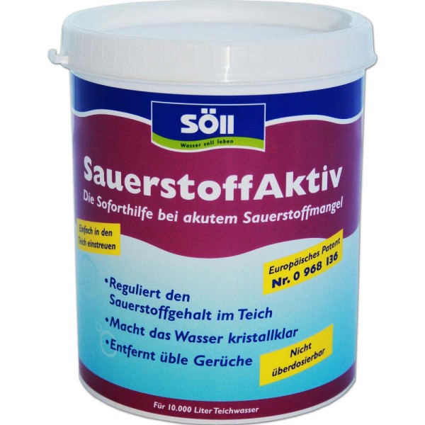 SöLL Sauerstoff Aktiv Wasseraufbereiter 1kg - 4021028107669 | © by gartenteiche-fockenberg.de