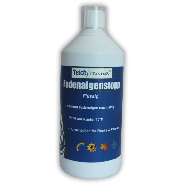 TEICHFREUND® Fadenalgenstopp flüssig 1000ml | © by gartenteiche-fockenberg.de