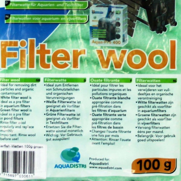 Filterwatte grob 100g grün von Superfish kaufen bei gartenteiche