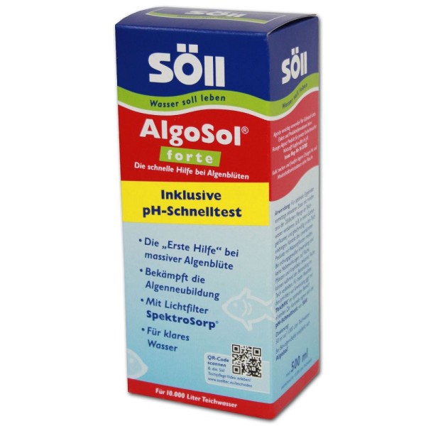 SöLL AlgoSol Forte Algenbekämpfung 500ml - 4021028111215 | © by gartenteiche-fockenberg.de