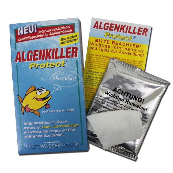 Weitz Wasserwelt Algenkiller Protect 150g - 4041732001152 | © by gartenteiche-fockenberg.de