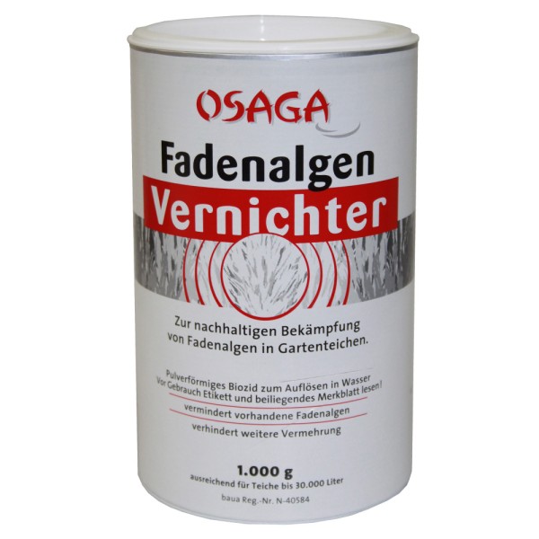 OSAGA Fadenalgenvernichter 1kg - 4250247609986 | © by gartenteiche-fockenberg.de