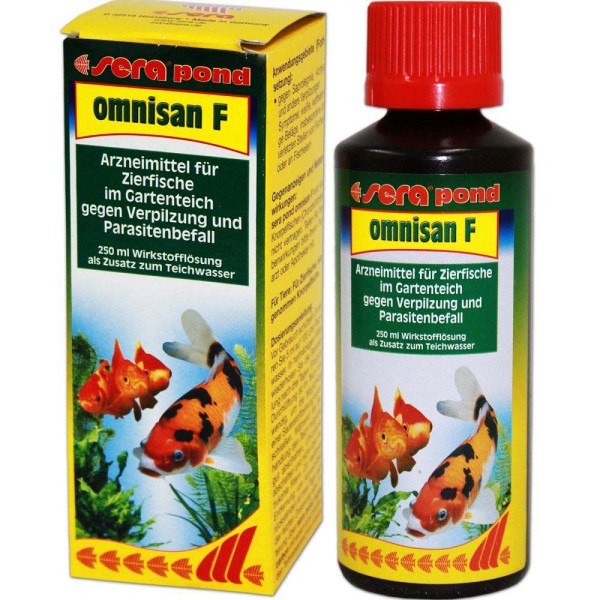 Sera Pond Omnisan F Fischmedizin 250ml - 4001942075503 | © by gartenteiche-fockenberg.de