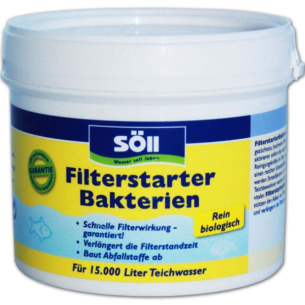 SöLL Filterstarter Bakterien 100g - 4021028116029 | © by gartenteiche-fockenberg.de