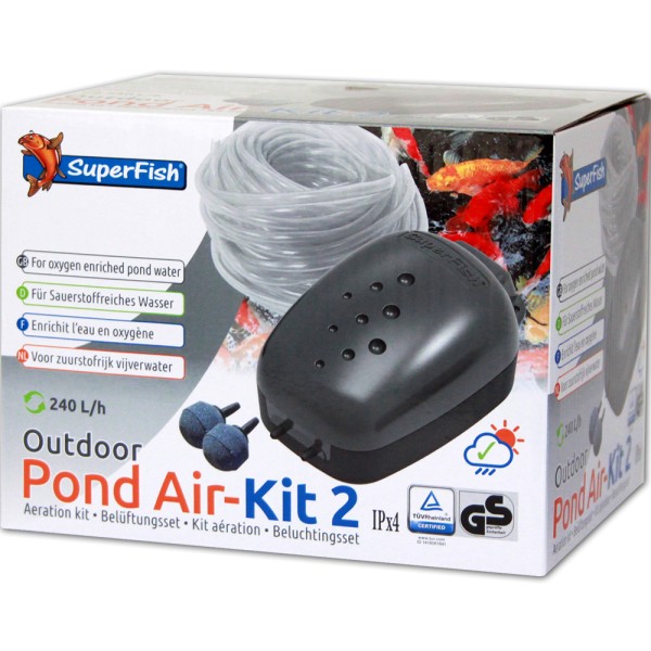 SUPERFISH Pond Air-Kit 2 Teichbelüfter - 8715897033483 | © by gartenteiche-fockenberg.de