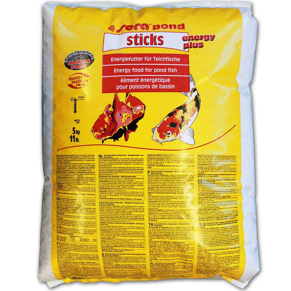 Mangime Per Pesci Sera Pond Sticks Energy Plus - 5 Kg, Pellet Galleggianti - Foto 10