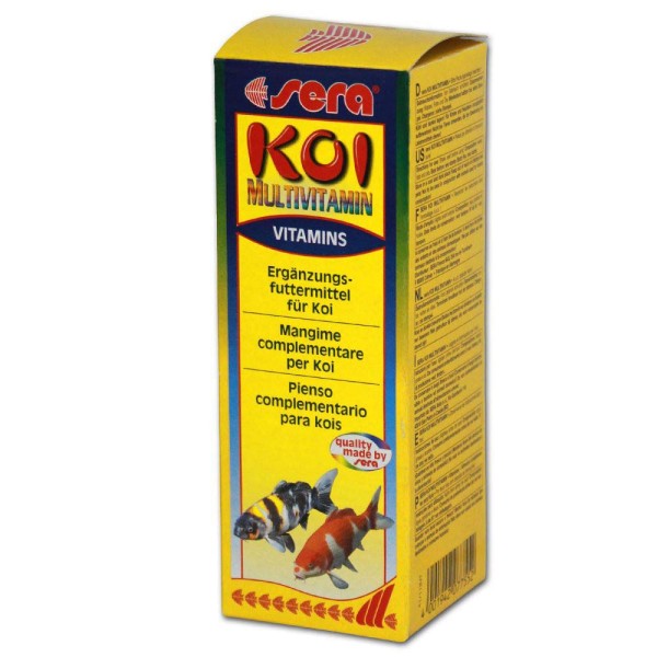 Sera Koi Multivitamin Futterergänzung 100ml - 4001942077552 | © by gartenteiche-fockenberg.de
