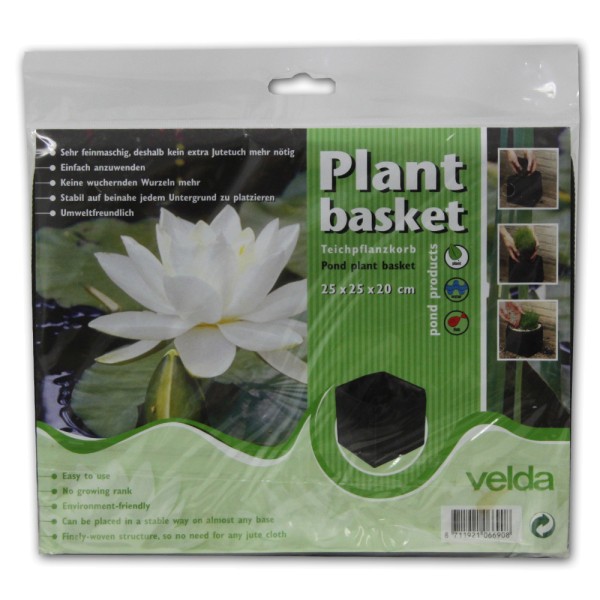 VELDA Plant Basket Pflanzkorb 25x25x20cm