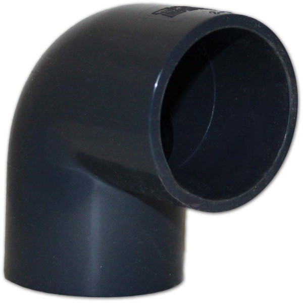 PVC 90° Winkel Ø 50mm - 8717605080000 | © by gartenteiche-fockenberg.de