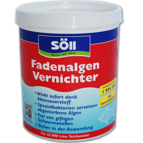 SöLL Fadenalgenvernichter 1000g - 4021028116098 | © by gartenteiche-fockenberg.de