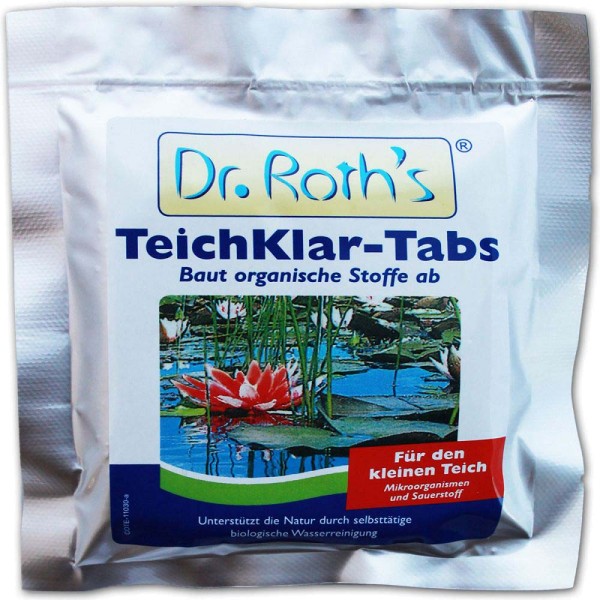 SöLL Dr. Roth's Teichklar Teichschlammentferner 4 Tabs - 4021028100844 | © by gartenteiche-fockenberg.de