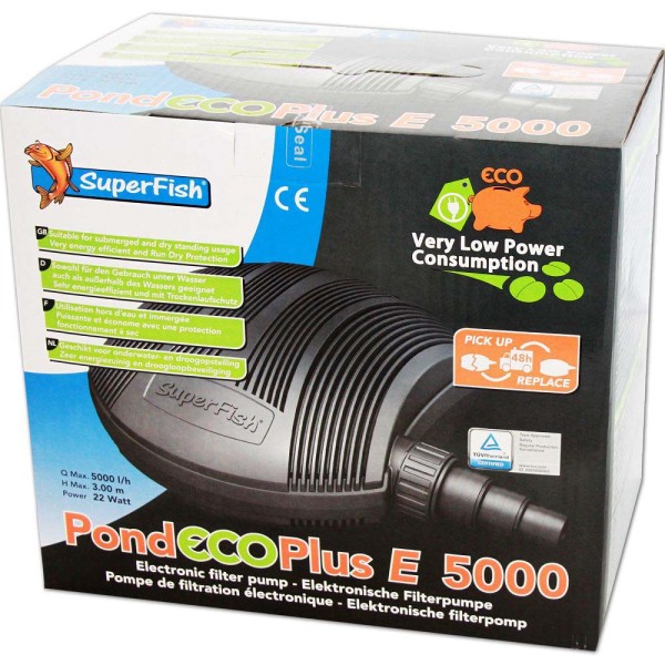 Superfish Pond ECO Plus E 5000 Teichpumpe - 8715897205842 | © by gartenteiche-fockenberg.de