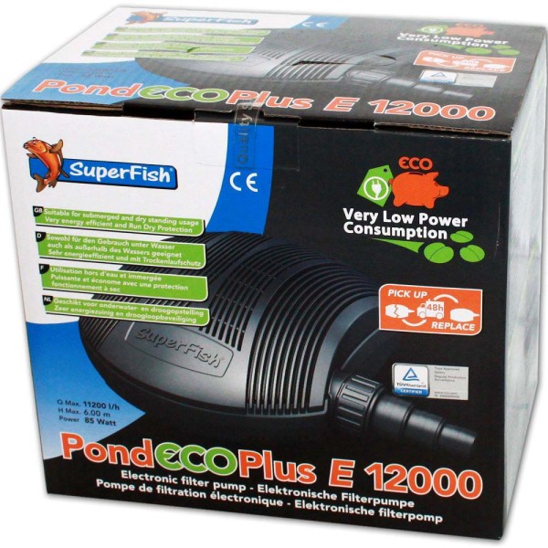 Superfish Pond ECO Plus E 12000 Teichpumpe - 8715897244476 | © by gartenteiche-fockenberg.de