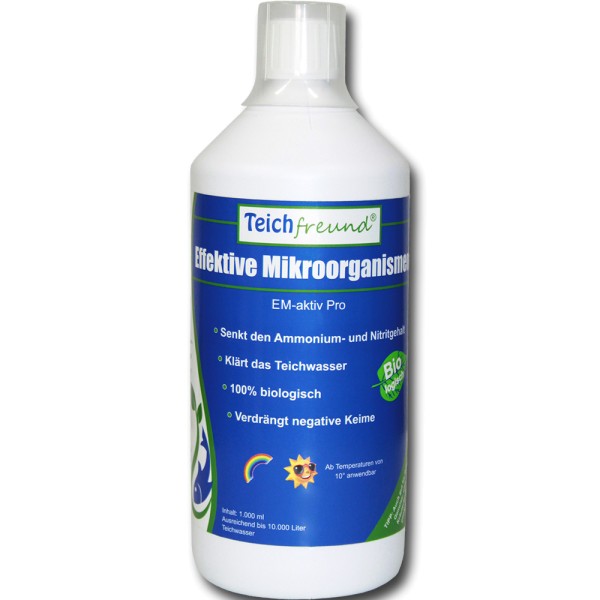 TEICHFREUND® Effektive Mikroorganismen Wasseraufbereiter 1L - 21411 | © by gartenteiche-fockenberg.de