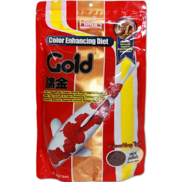 Hikari Gold Mini Koifutter 500g Ø 3mm - 042055022422 | © by gartenteiche-fockenberg.de