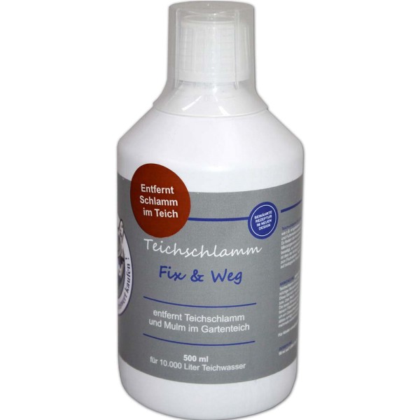 TEICHFREUND® Teichschlamm Fix&Weg 0,5L