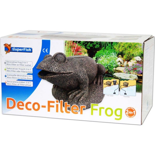 Superfish Frosch 2in1 Deco-Filter - 8715897273186 | © by gartenteiche-fockenberg.de