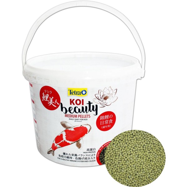 TETRA Koi Beauty Medium Pellets Koifutter 10L - 4004218263321 | © by gartenteiche-fockenberg.de