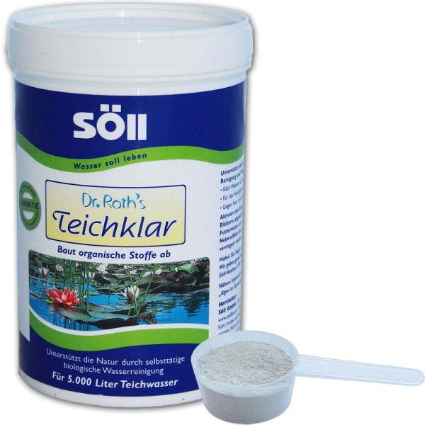 SöLL Dr. Roth's Teichklar Teichschlammentferner 250g - 4021028100707 | © by gartenteiche-fockenberg.de