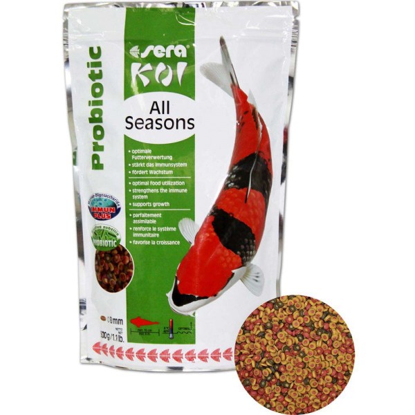 Sera Koi All Seasons Probiotic Koifutter 500g - 4001942444569 | © by gartenteiche-fockenberg.de