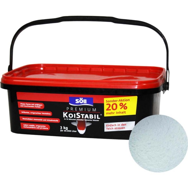 Söll Koistabil Premium Wasseraufbereiter 3000g - 4021028174982 | © by gartenteiche-fockenberg.de 