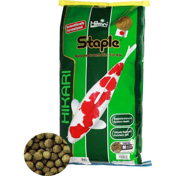 Hikari Staple Medium Koifutter Ø 5mm 10kg - 042055013895 | © by gartenteiche-fockenberg.de