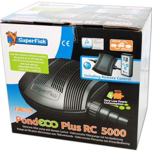 Superfish Pond ECO Plus RC 5000 Teichpumpe - 8715897269288 | © by gartenteiche-fockenberg.de