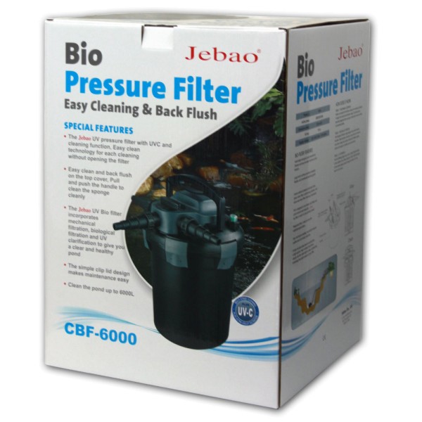 JEBAO CBF-6000 Druckfilter + 11W UV-Filter Teichfilter | © by gartenteiche-fockenberg.de