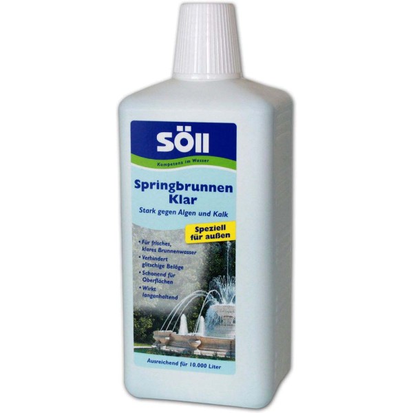SöLL SpringbrunnenKlar Algenbekämpfung 1L - 4021028120521 | © by gartenteiche-fockenberg.de