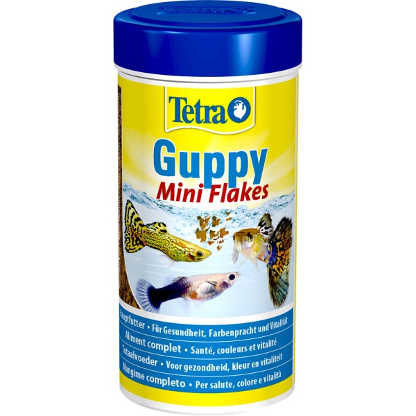 TETRA Guppy mini Flakes Fischfutter 100ml - 4004218129047 | by gartenteiche-fockenberg.de