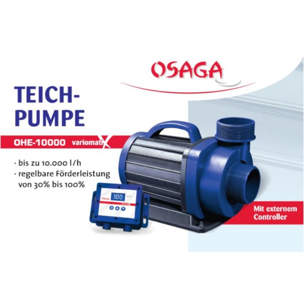 OSAGA OHE-10000 VX Variomatix Teichfilter- und Umwälzpumpe