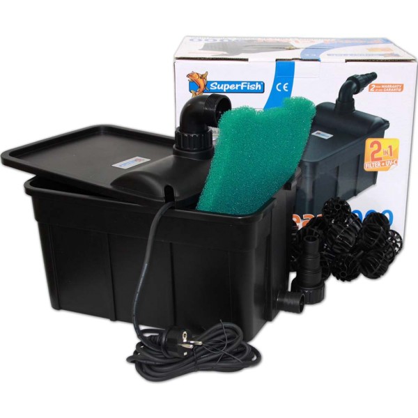 Superfish Pond Clear 3000 Teichfilter 2in1 - 8715897275562 | © by gartenteiche-fockenberg.de