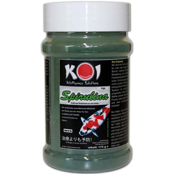 KOI SOLUTIONS Spirulina Futterzusatz 175g | © by gartenteiche-fockenberg.de