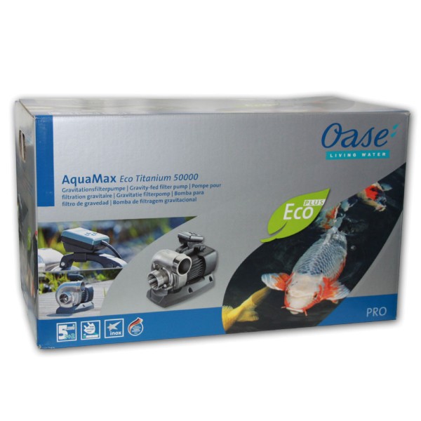 OASE AquaMax Eco Titanium 50000 Teichpumpe - 4010052399188 | by gartenteiche-fockenberg.de