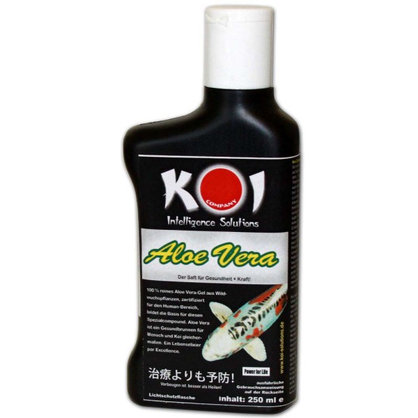 KOI SOLUTIONS Aloe Vera Futterzusatz 250ml | © by gartenteiche-fockenberg.de