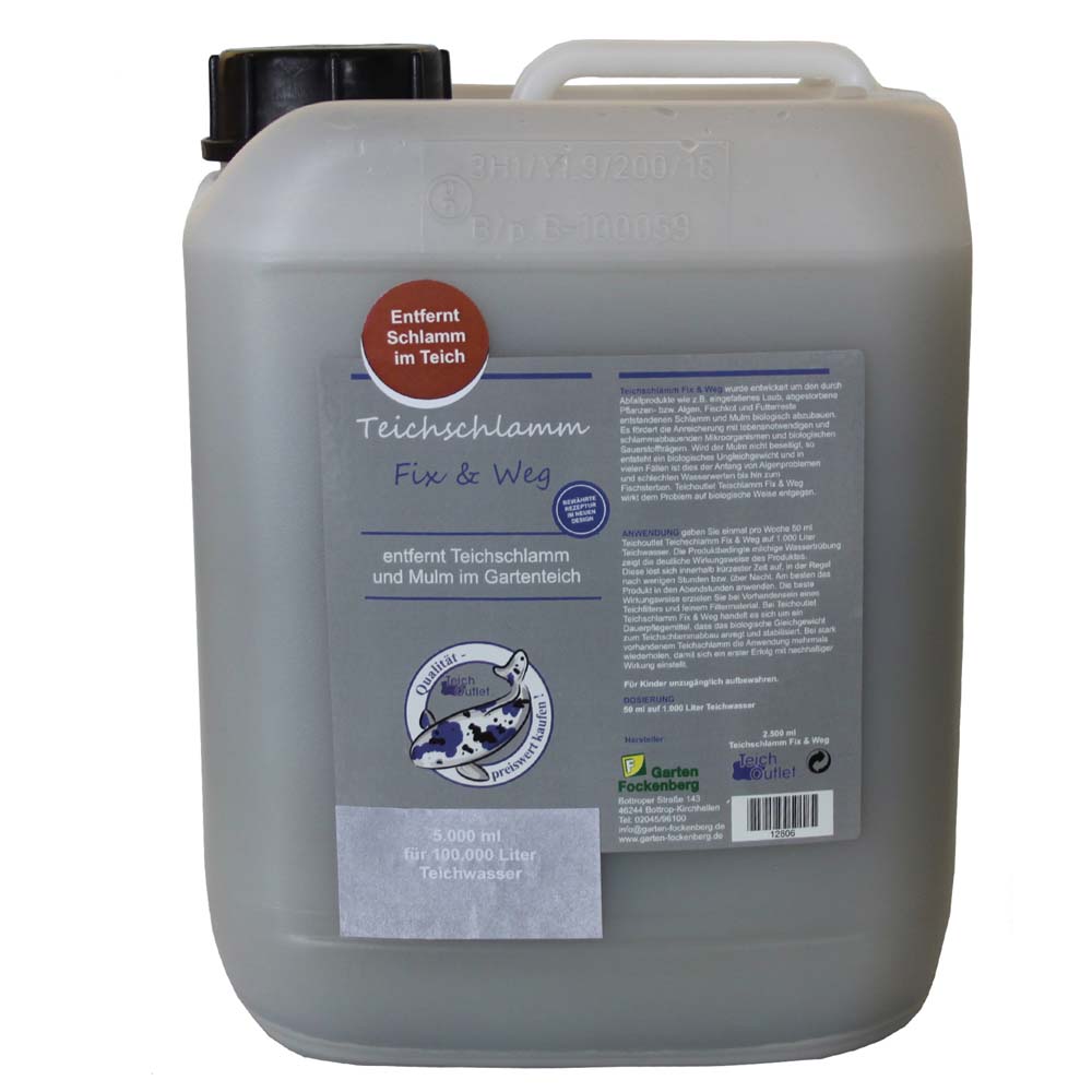 Teichschlamm Fix&Weg 5000ml von Teichfreund® kaufen bei gartenteiche