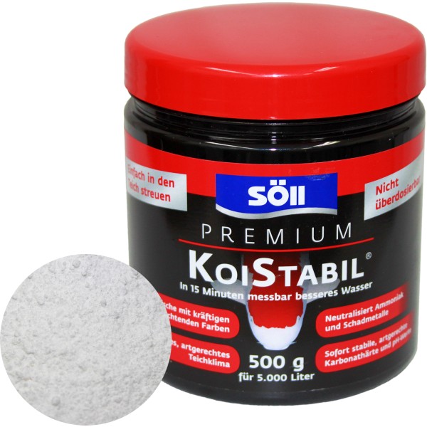 SÖLL KoiStabil Premium Wasseraufbereiter 500g - 4021028124475 | © by gartenteiche-fockenberg.de