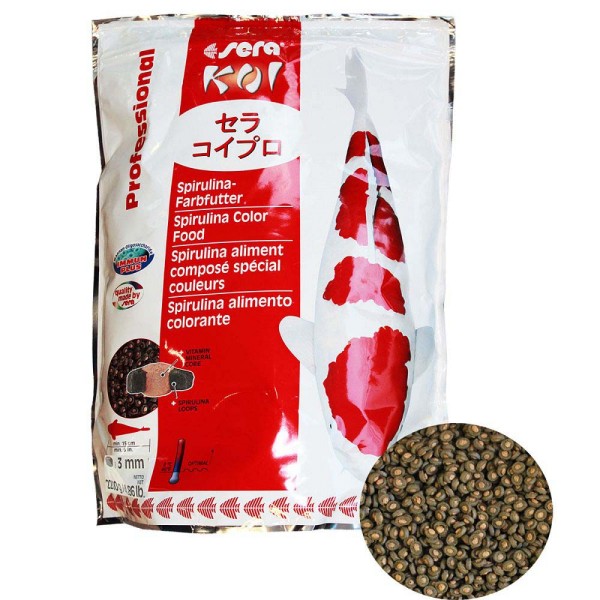 SERA Koi Professional Spirulina - Farbfutter 2,2kg - 4001942070331 | © by gartenteiche-fockenberg.de