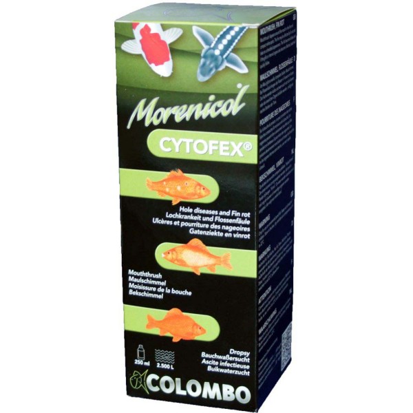COLOMBO Morenicol Cytofex Fischmedizin 250ml - 8715897025600 | © by gartenteiche-fockenberg.de