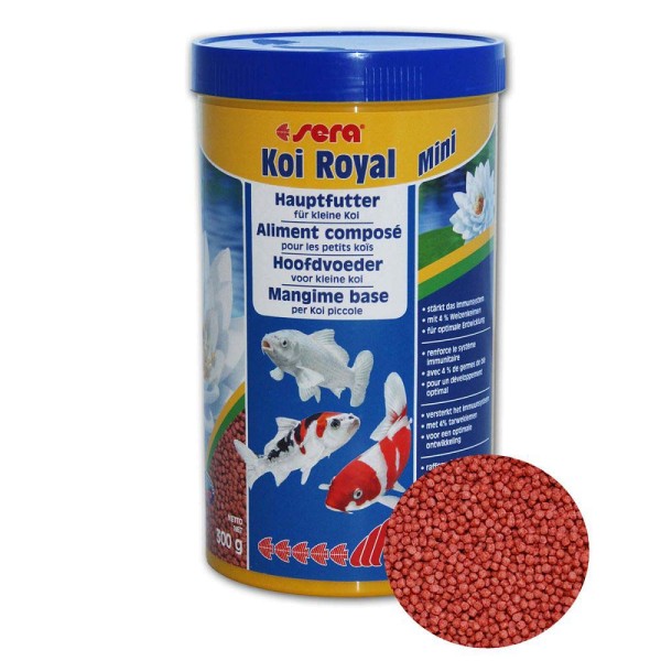 Sera Koi Royal mini Koifutter 300g - 4001942071109 | © by gartenteiche-fockenberg.de