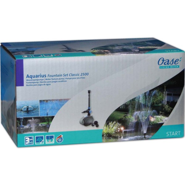 OASE Aquarius Fountain Set Classic 2500 Springbrunnenpumpe - 4010052574011 | © by gartenteiche-fockenberg.de