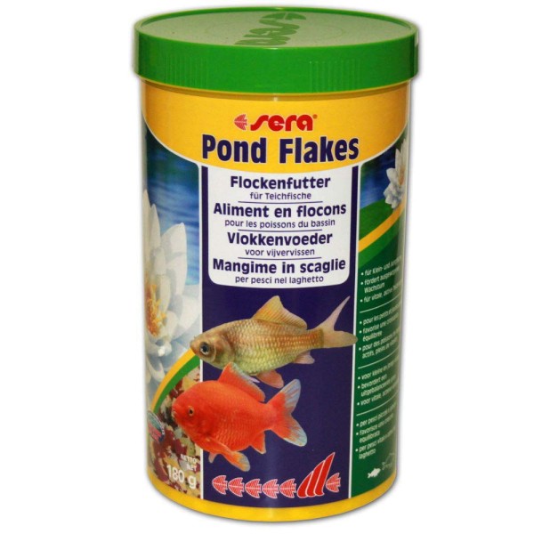 SERA Pond Flakes Flockenfutter 180g - 4001942070706 | © by gartenteiche-fockenberg.de